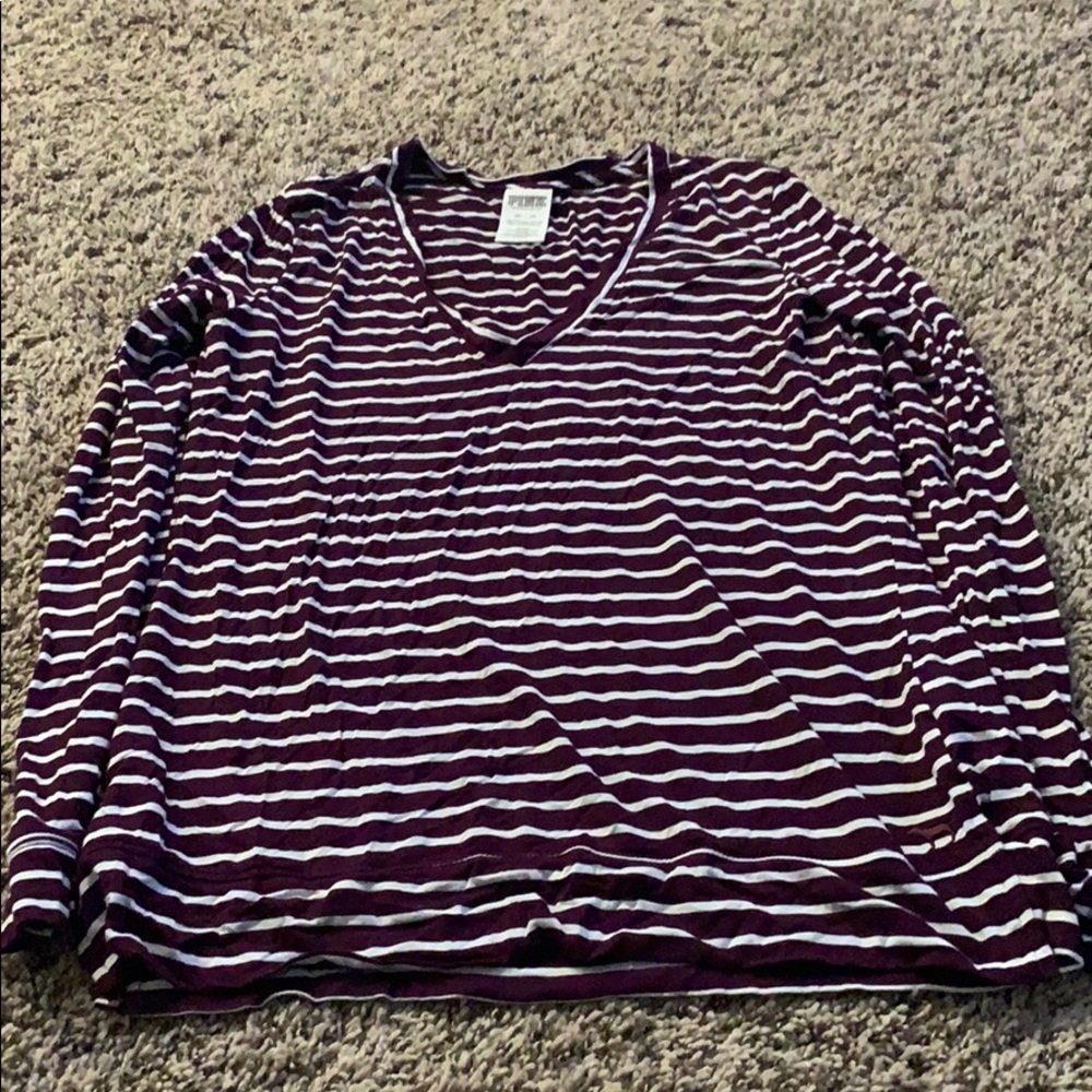 Victoria’s Secret pink super soft stretch LS tee